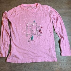 Charming Pink Long Sleeve Kids Tee